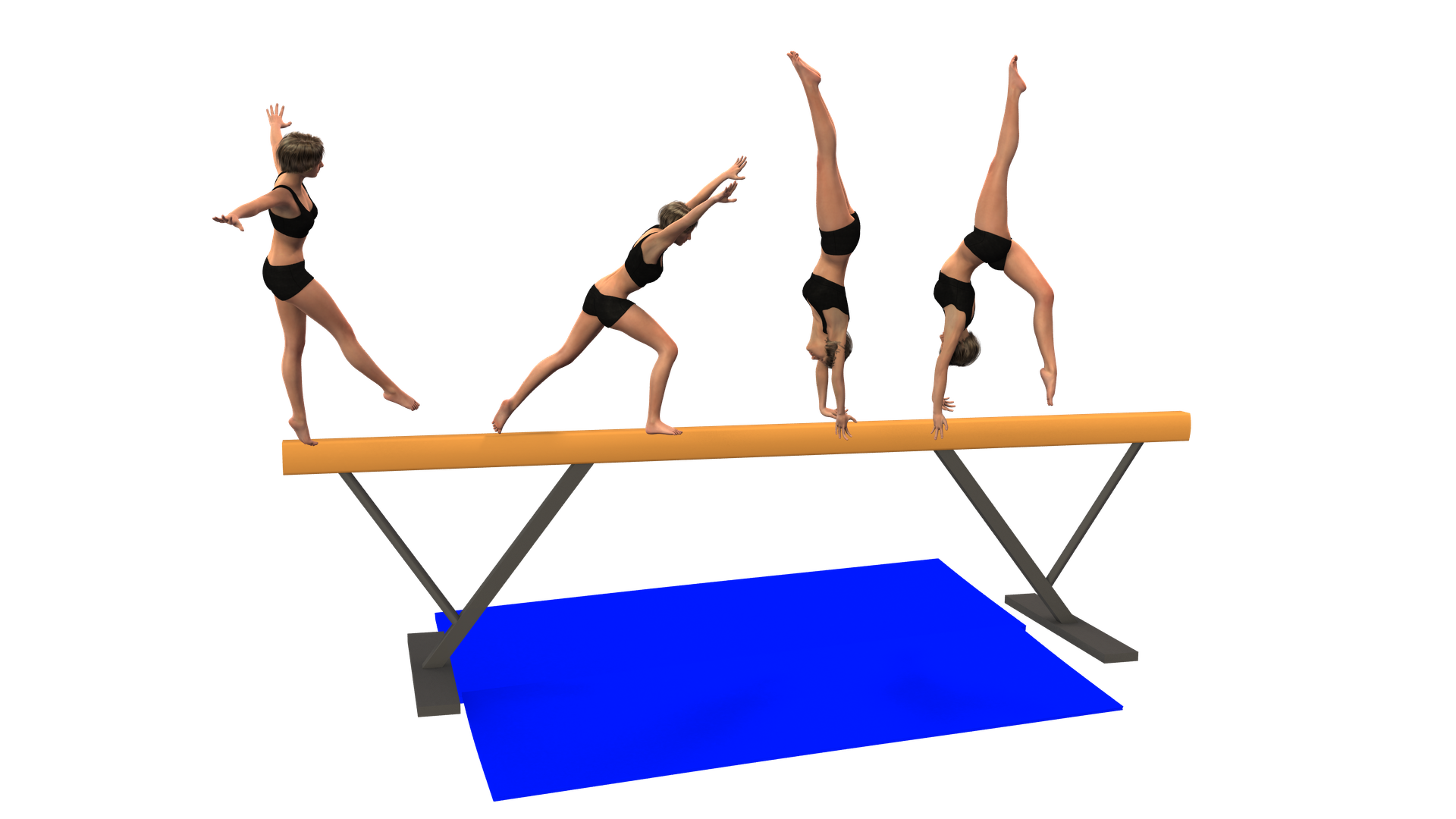 Gymnastique poutre : Tic Tac